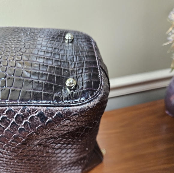 Brahmin Bronze Java Asher Melbourne leather Tote handbag - Picture 7 of 12